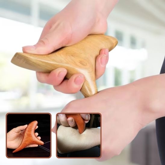 Outils de massage thaïlandais en bois gua sha