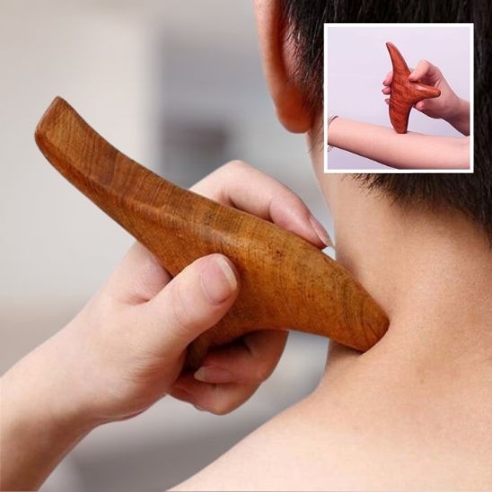 Outils de massage thaïlandais en bois gua sha